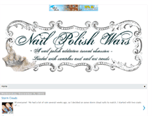 Tablet Screenshot of nailpolishwars.com